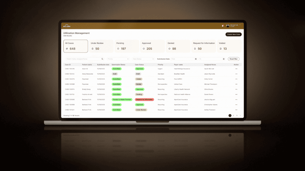 Arc Care Claims Review and Utilization Management Platform